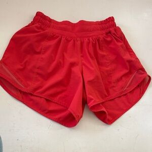 lululemon Red hotty hot Shorts